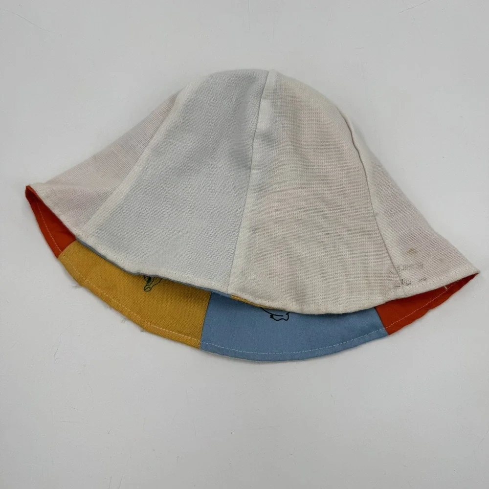 Walt Disney World Productions VINTAGE Bucket Beach Bell Hat Mickey Mouse‎ 1970's